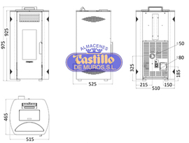 ESTUFA DE PELLETS  HERGOM